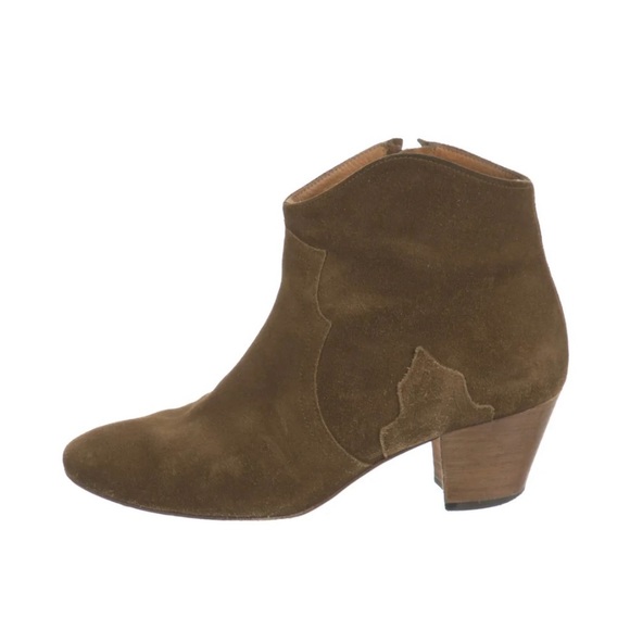 Isabel Marant Etoile brown suede western ankle boots 39 (8) - Picture 1 of 10